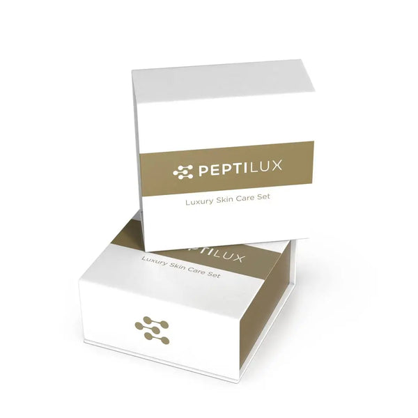 Peptilux LUXSET004 Pflegeset mit Tagescreme, Nachtcreme & Augencreme – Anti-Falten-Set für strahlende Haut