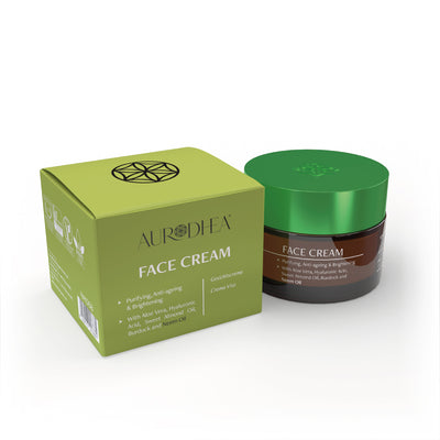 Crème visage à l'huile de neem – Pour peaux impures, grasses et à tendance acnéique