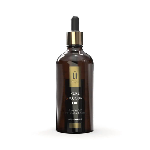 Lolüm Reines Jojobaöl U05B – 100 ml, feuchtigkeitsspendende Pflege für empfindliche Haut & Haare