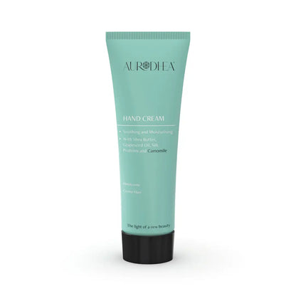 Aurodhea CR28B Handcreme mit Kamille – 75 ml, beruhigende Pflege mit Sheabutter, Seidenprotein & pflanzlichen Ölen