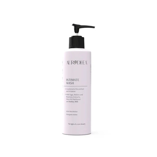 Aurodhea LA06B Intim-Waschlotion mit Eselsmilch – 260 ml, sanfte Pflege für empfindliche Haut mit Panthenol & Sheabutter