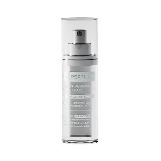 Peptilux LUX005 Nachtserum – 30 ml, Anti-Falten-Serum mit Alphaderm™ Peptidkomplex & Hyaluronsäure für sichtbaren Filler-Effekt
