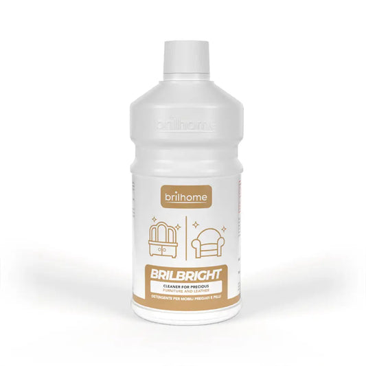 Brilhome Brilbright BH0202 – 750 ml, Möbel- & Lederreiniger mit Carnaubawachs für Glanz & Schutz
