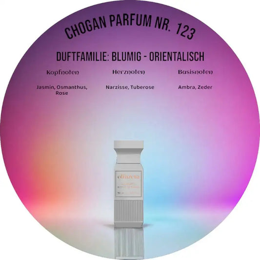 Choganparfum Olfazeta 123 – 50 ml Damenduft, blumig-orientalisch mit Tuberose & Ambra