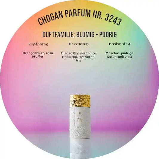 Choganparfum Olfazeta 3243 – Weicher Duft mit Iris & Moschus, 35 ml Flakon
