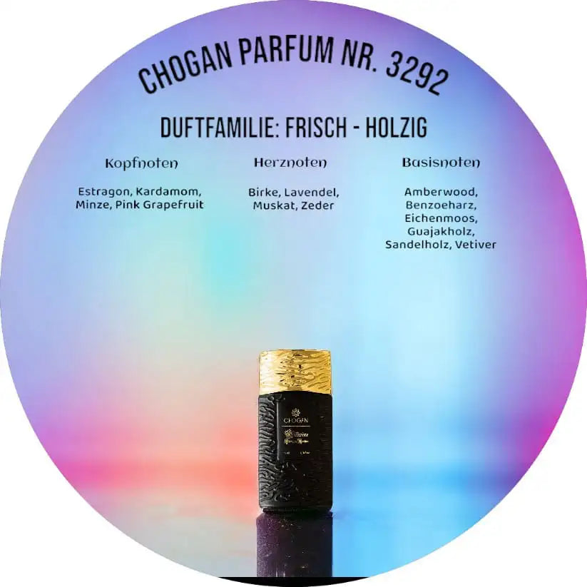 Choganparfum Olfazeta 3292 – Klassisch-frischer Männerduft mit Kardamom & Sandelholz, 35 ml
