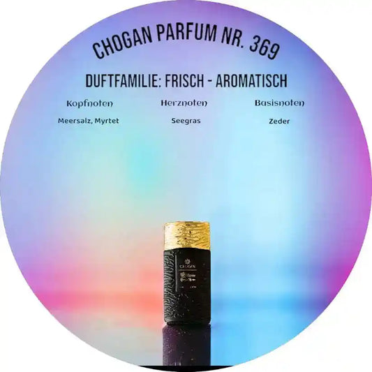 Choganparfum Olfazeta 369 – Herrenduft mit maritimer Frische, 35 ml Flakon