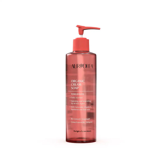 Aurodhea SP07B Cremeseife Granatapfel – 260 ml Pumpspender mit fruchtigem Duft