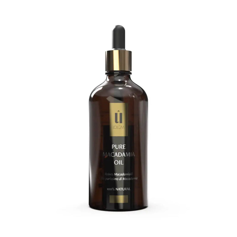 Lolüm Reines Macadamiaöl U03B – 100 ml, intensive Pflege für trockene Haut & strapaziertes Haar