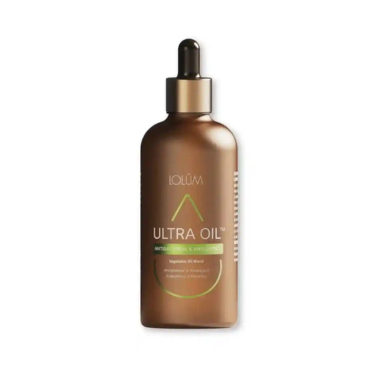 Ultra Oil™ – Antibakterielles Pflegeöl, Frontansicht, pflanzliche Formel mit Teebaum & Neem